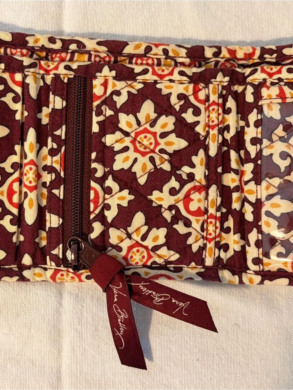 Vera Bradley compact quilted